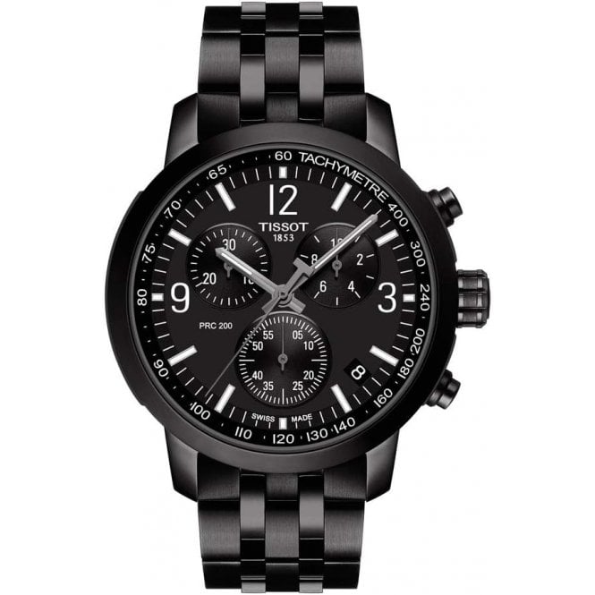 Tissot T114.417.33.057.00 Mens Black PRC 200 Chronograph Watch