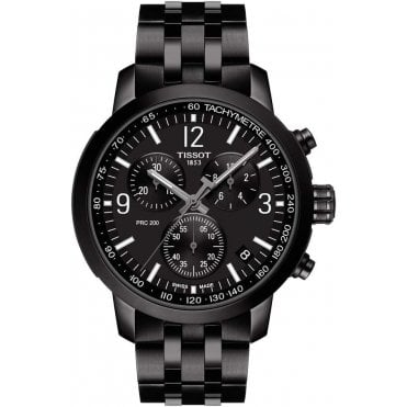 Tissot T114.417.33.057.00 Mens Black PRC 200 Chronograph Watch