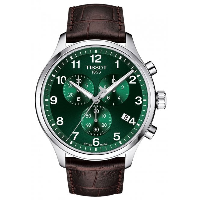 Tissot T116.617.16.092.00 Mens 45mm Green Dial Chrono XL Classic Watch