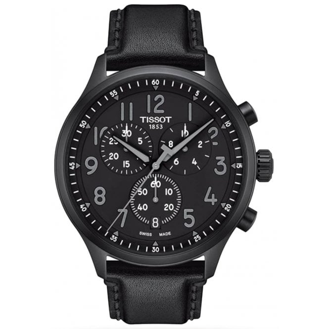 Tissot T116.617.36.052.00 Mens 45mm Black Chrono XL Vintage Watch