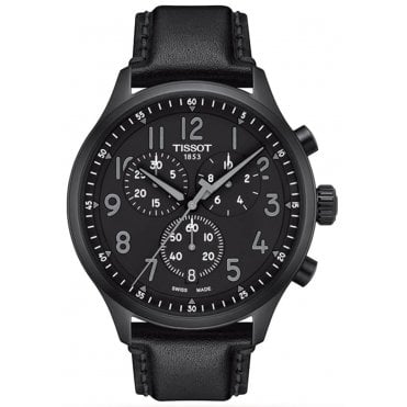 Tissot T116.617.36.052.00 Mens 45mm Black Chrono XL Vintage Watch