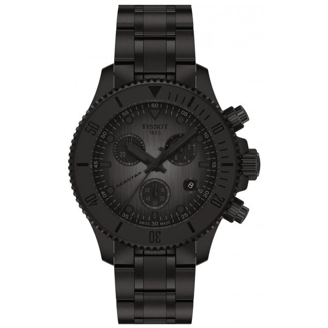 Tissot T120.217.33.061.00 Mens 38mm Black Seastar 1000 Watch