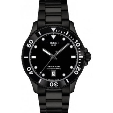 Tissot T120.410.33.051.00 Mens 40mm Black Seastar 1000 Watch