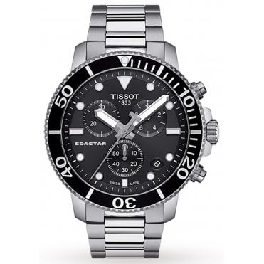 Tissot T120.417.11.051.00 Mens 45.5mm Seastar 1000 Chronograph Watch
