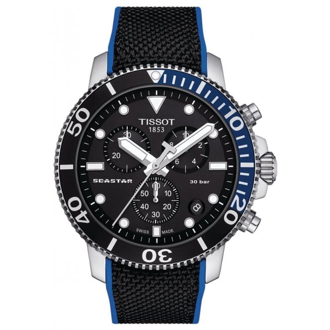 Tissot T120.417.17.051.03 Mens 45.5mm Seastar 1000 Chronograph Watch