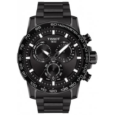 Tissot T125.617.33.051.00 Mens 45.5mm Black Supersport Chrono Watch