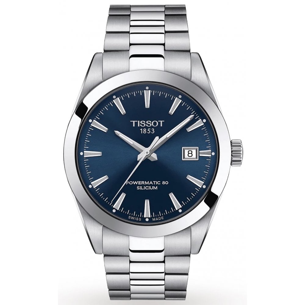 Tissot T127.407.11.041.00 Mens 40mm Blue Dial Gentlemens Powermatic 80
