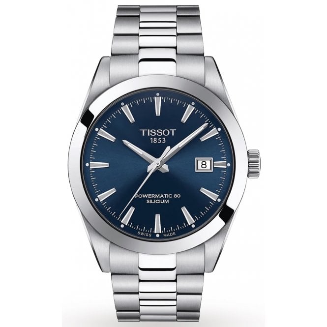 Tissot T127.407.11.041.00 Mens 40mm Blue Dial Gentlemens Powermatic 80 Silicium Watch