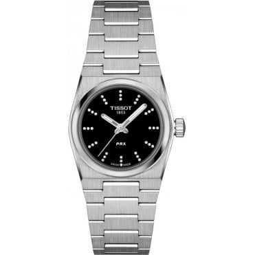 Tissot T137.010.11.056.00 Ladies 25mm Black Diamond Dial PRX Watch