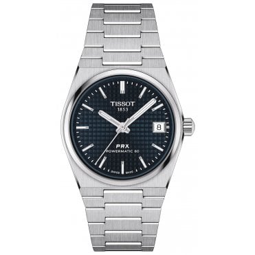 Tissot T137.207.11.041.00 Unisex 35mm Dark Blue Dial PRX Powermatic 80 Watch