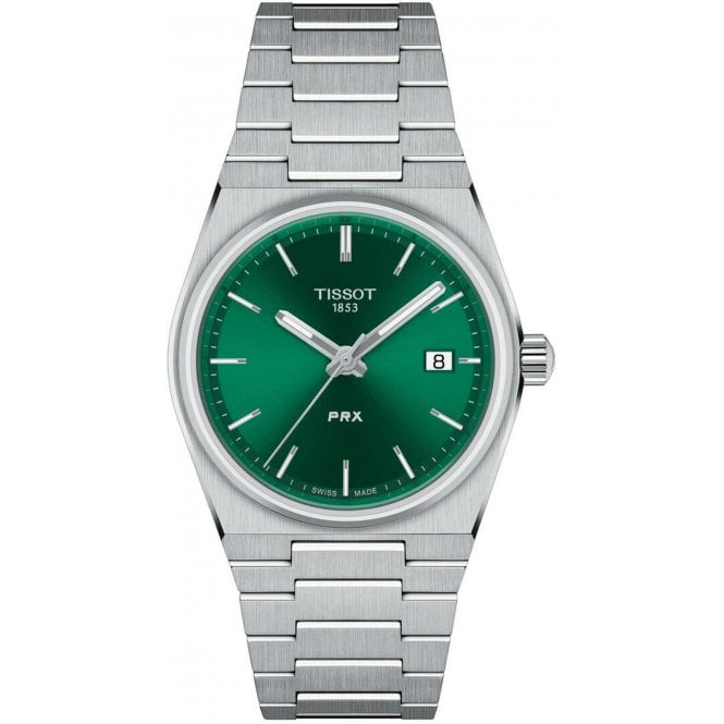 Tissot T137.210.11.081.00 Unisex 35mm Green Dial PRX Watch