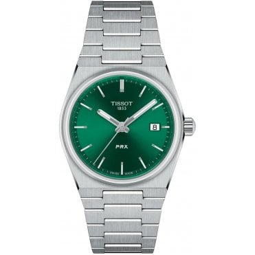 Tissot T137.210.11.081.00 Unisex 35mm Green Dial PRX Watch