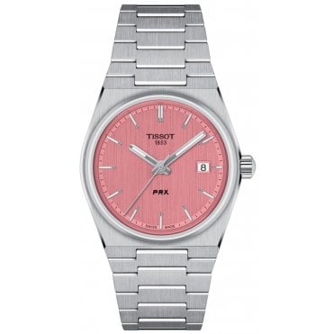 Tissot T137.210.11.331.00 Unisex 35mm Pink Dial PRX Watch