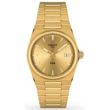 Tissot T137.210.33.021.00 Unisex 35mm Gold PRX Watch