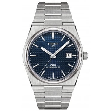 Tissot T137.407.11.041.00 Mens 40mm Blue Dial PRX Powermatic 80 Watch