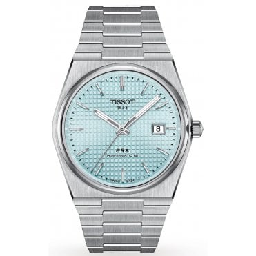 Tissot T137.407.11.351.00 Mens 40mm Ice Blue Dial PRX Powermatic 80 Watch