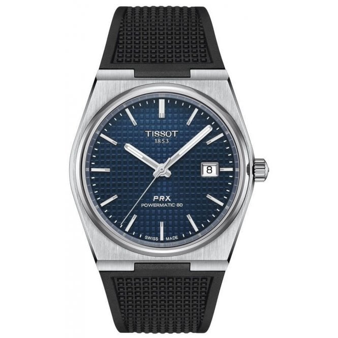 Tissot T137.407.17.041.00 Mens 40mm Blue Dial PRX Powermatic 80 Watch