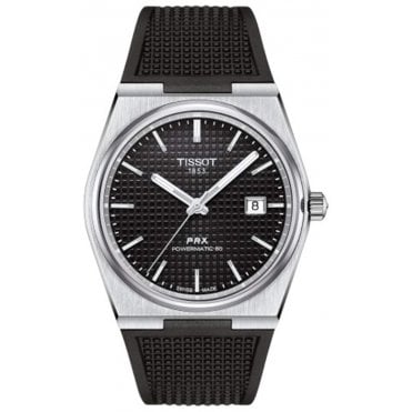 Tissot T137.407.17.051.00 Mens 40mm Black Dial PRX Powermatic 80 Watch