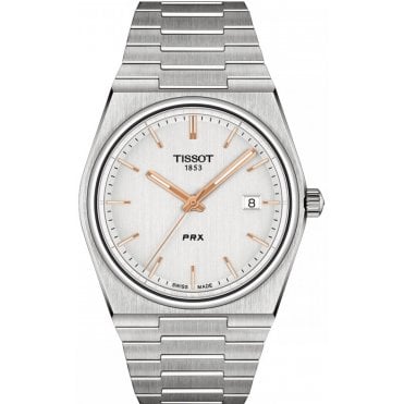 Tissot T137.410.11.031.00 Mens 40mm Silver PRX Watch