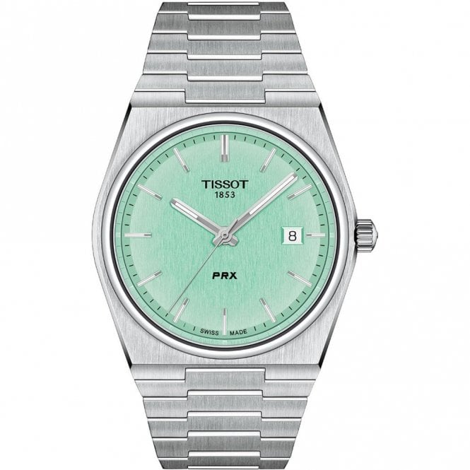 Tissot T137.410.11.091.01 Mens 40mm Mint Green Dial PRX Watch