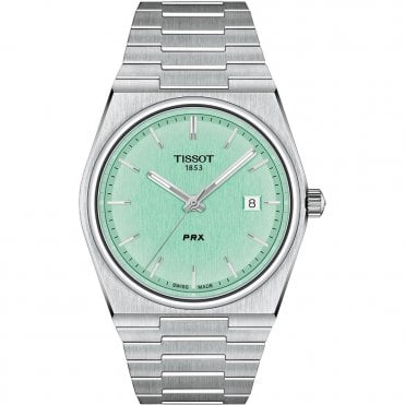 Tissot T137.410.11.091.01 Mens 40mm Mint Green Dial PRX Watch