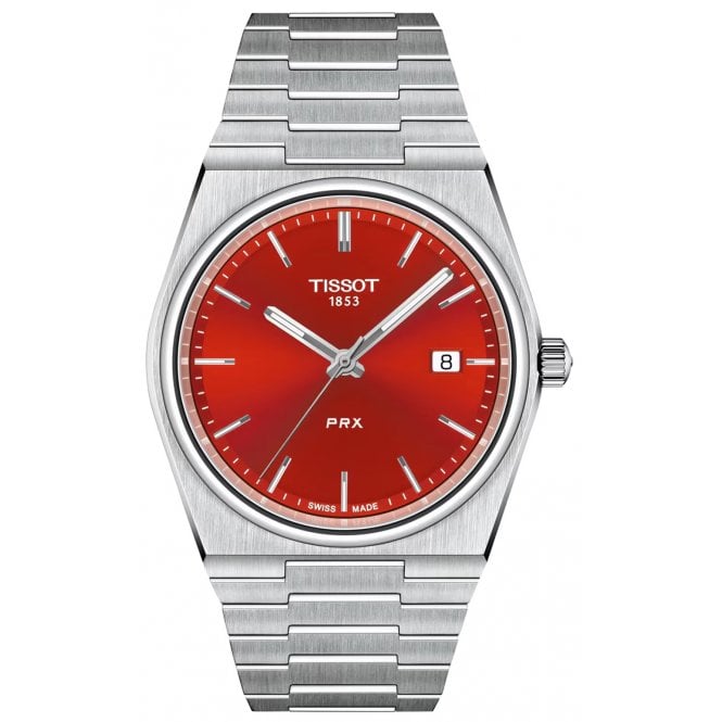 Tissot T137.410.11.421.00 Mens 40mm Red Dial PRX Watch