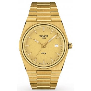 Tissot T137.410.33.021.00 Mens 40mm Gold PRX Watch