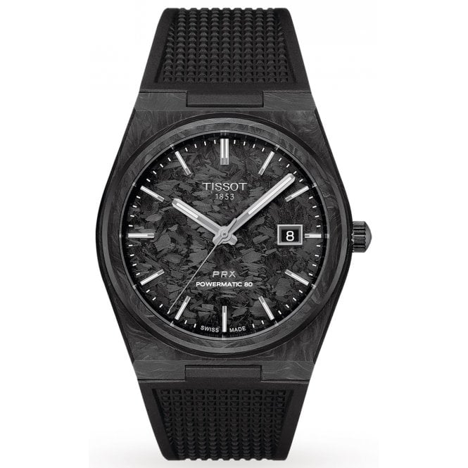 Tissot T137.907.97.201.00 Mens 40mm Carbon PRX Powermatic 80 Watch