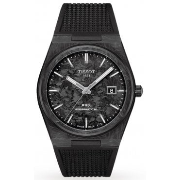 Tissot T137.907.97.201.00 Mens 40mm Carbon PRX Powermatic 80 Watch