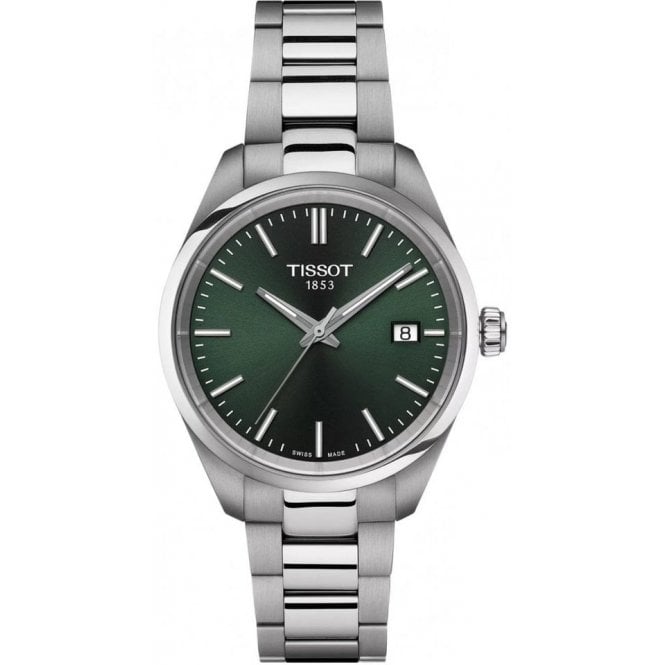 Tissot T150.210.11.091.00 Ladies Green Dial 34mm PR 100 Watch