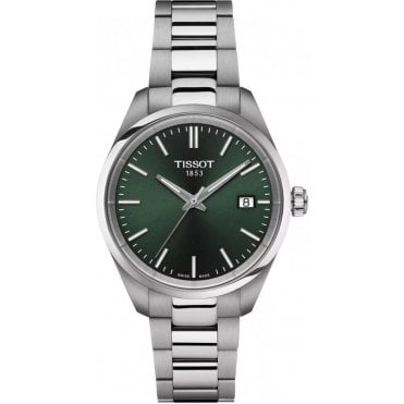 Tissot T150.210.11.091.00 Ladies Green Dial 34mm PR 100 Watch