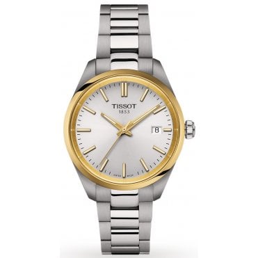 Tissot T150.210.21.031.00 Ladies Two Tone 34mm PR 100 Watch