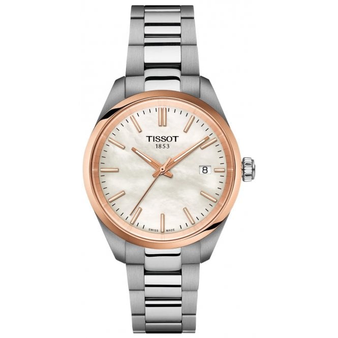 Tissot T150.210.21.111.00 Ladies Two Tone 34mm PR 100 Watch
