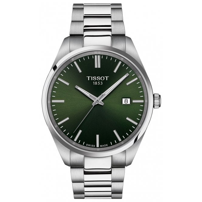 Tissot T150.410.11.091.00 Mens 40mm Green Dial PR 100 Watch