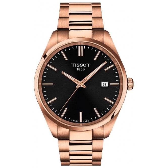 Tissot T150.410.33.051.00 Mens 40mm Rose Gold PR 100 Watch