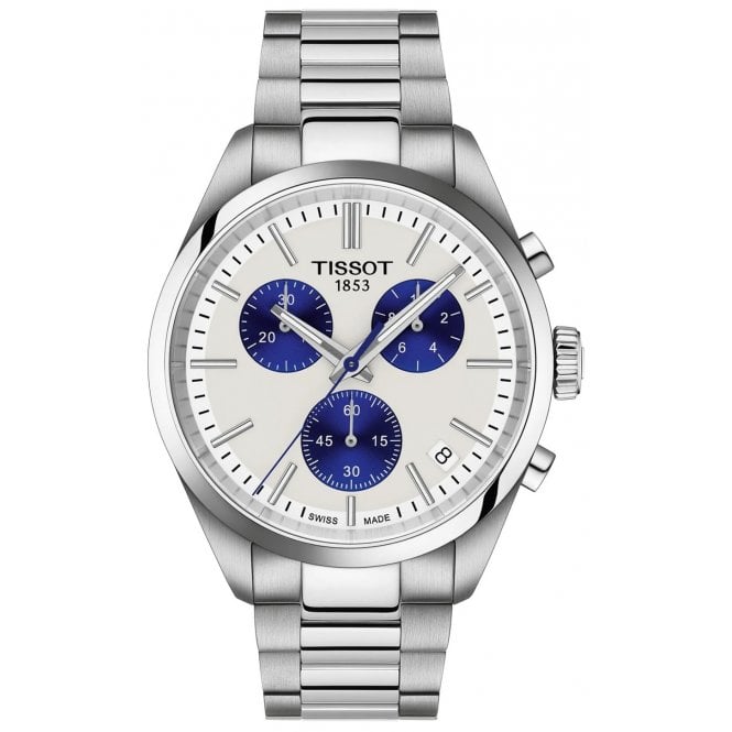 Tissot T150.417.11.011.00 Mens 40mm White Dial PR 100 Watch