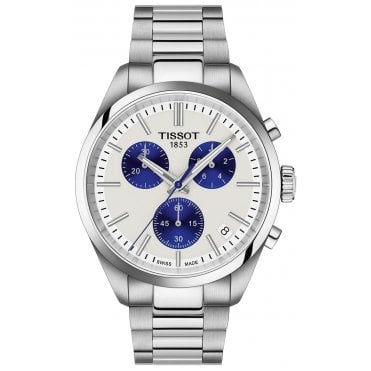 Tissot T150.417.11.011.00 Mens 40mm White Dial PR 100 Watch