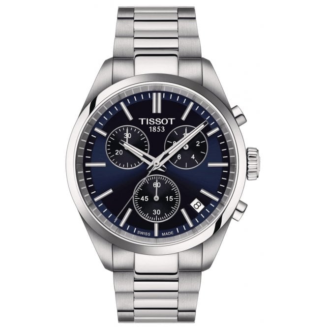 Tissot T150.417.11.041.00 Mens 40mm Blue Dial PR 100 Watch