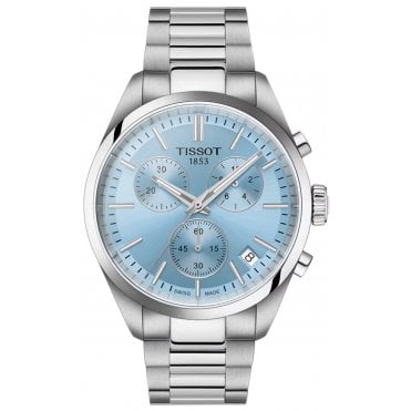 Tissot T150.417.11.351.00 Mens 40mm Ice Blue Dial PR 100 Watch