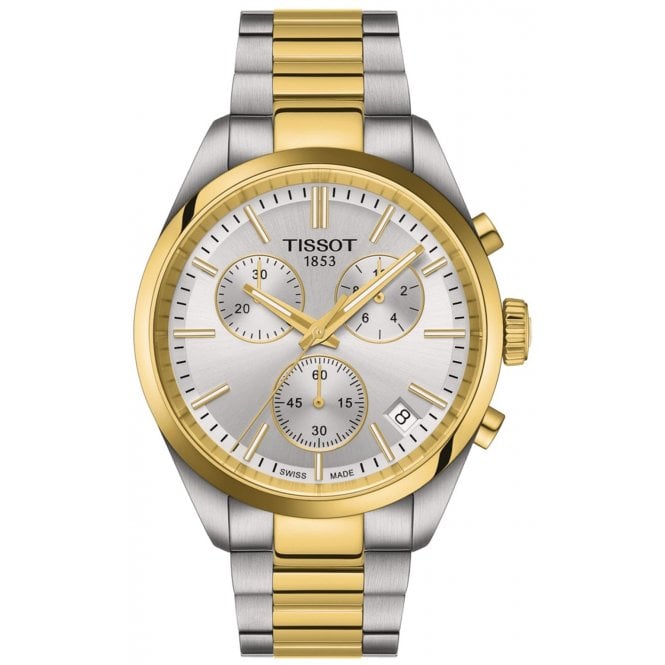 Tissot T150.417.22.031.00 Mens 40mm Two Tone PR 100 Watch