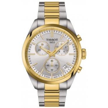 Tissot T150.417.22.031.00 Mens 40mm Two Tone PR 100 Watch
