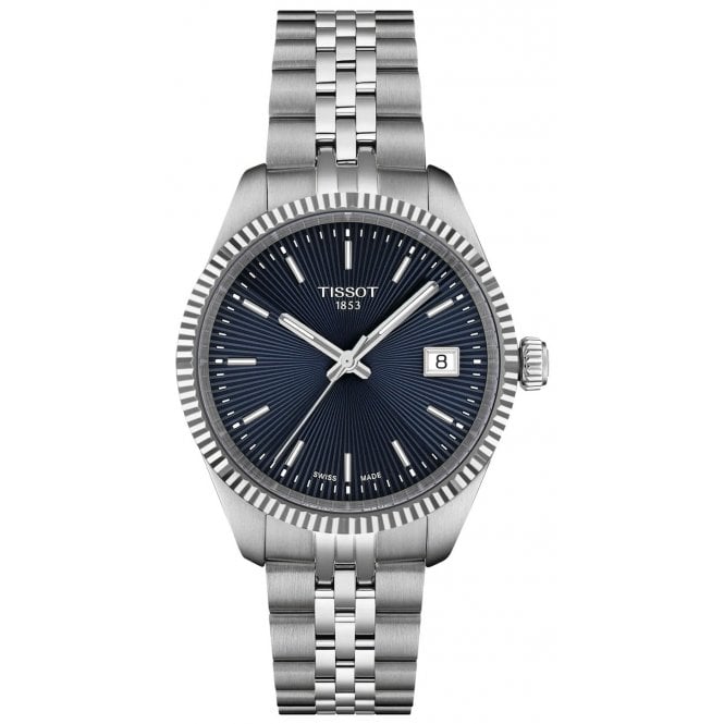 Tissot T156.210.11.041.00 Ladies 34mm Blue Dial Ballade Watch