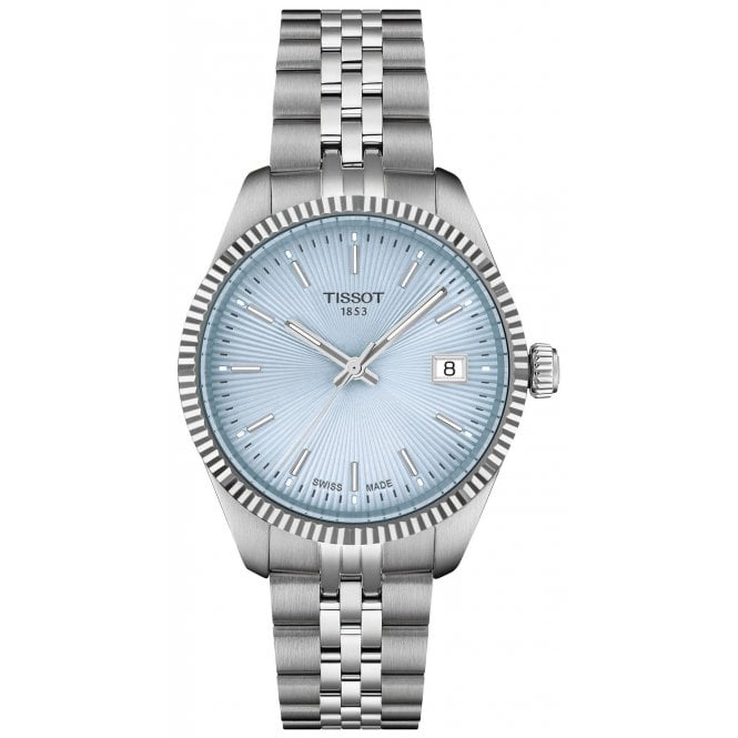 Tissot T156.210.11.351.00 Ladies 34mm Ice Blue Dial Ballade Watch