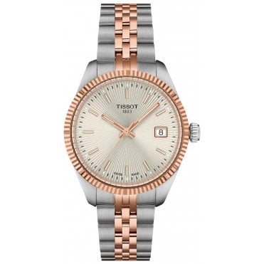 Tissot T156.210.22.031.01 Ladies 34mm Two Tone Ballade Watch