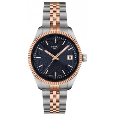 Tissot T156.210.22.041.00 Ladies 34mm Two Tone Ballade Watch