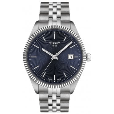 Tissot T156.410.11.041.00 Mens 40mm Blue Dial Ballade Watch