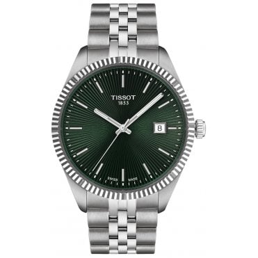 Tissot T156.410.11.091.00 Mens 40mm Green Dial Ballade Watch