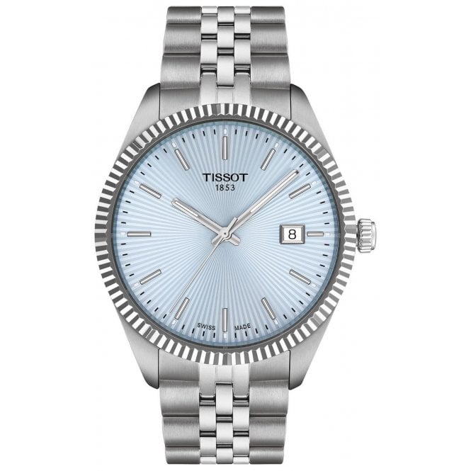 Tissot T156.410.11.351.00 Mens 40mm Ice Blue Dial Ballade Watch