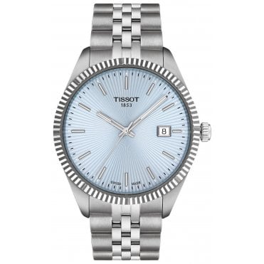 Tissot T156.410.11.351.00 Mens 40mm Ice Blue Dial Ballade Watch