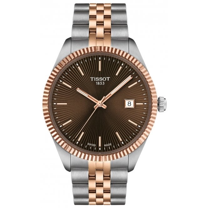 Tissot T156.410.22.291.01 Mens 40mm Two Tone Ballade Watch